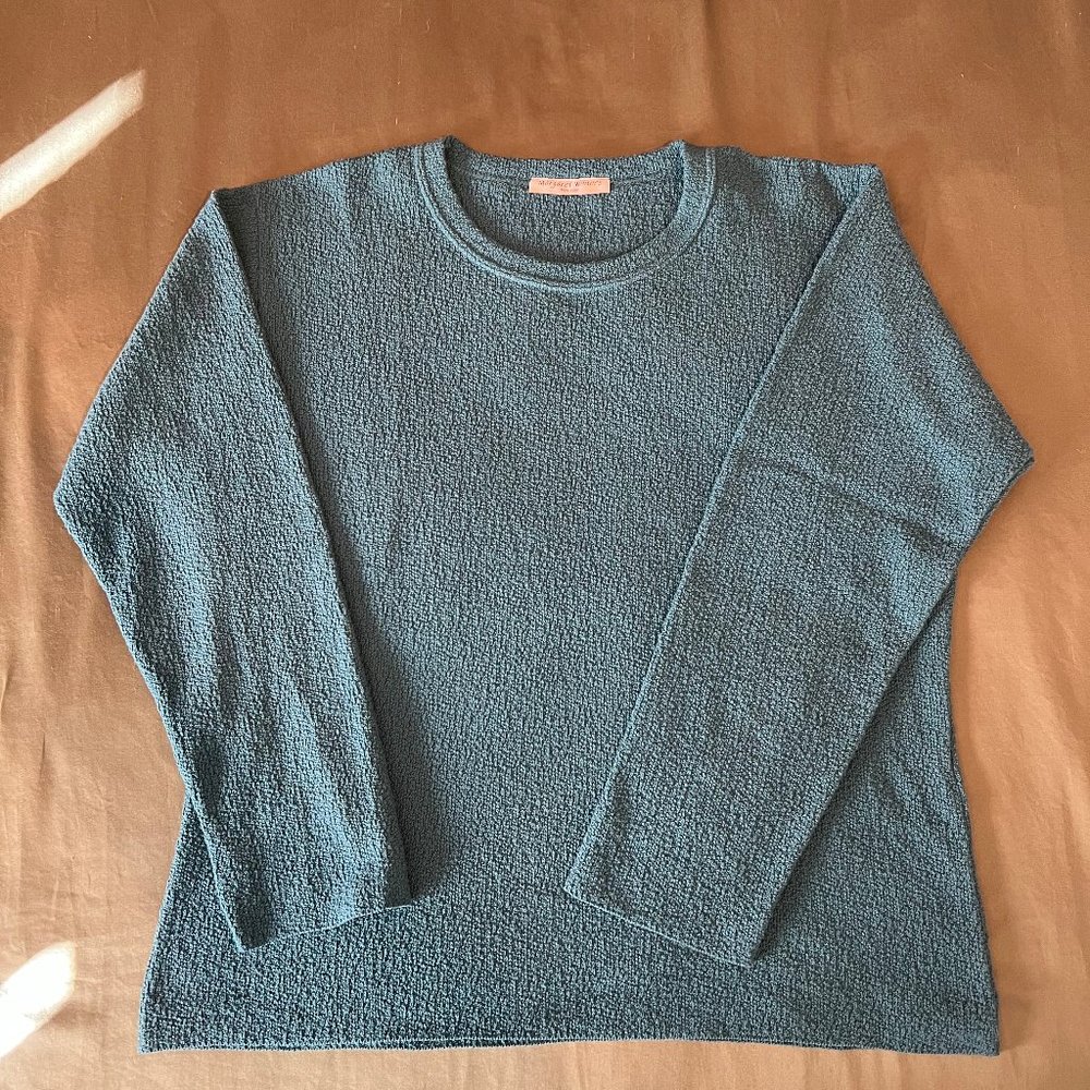 NWOT MArgaret Winters LS Pullover, M